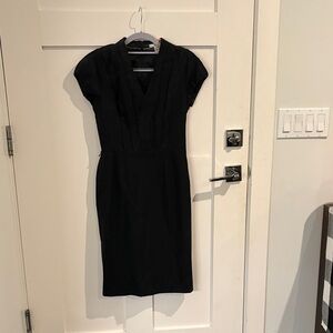 Banana Republic Classic Black Midi Dress
